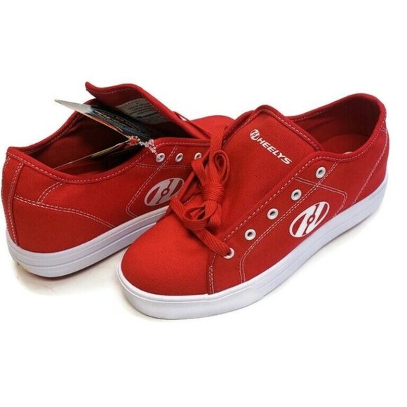 HEELYS Red Pro 20 Canvas Skate Shoes Mens Size 8 HES10456 Red White - Picture 8 of 8